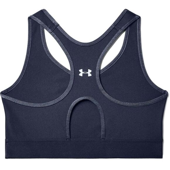 ✨Under Armour Women's Mid Keyhole Graphic Sz Large Navy Sports Bra✨ - Picture 6 of 10